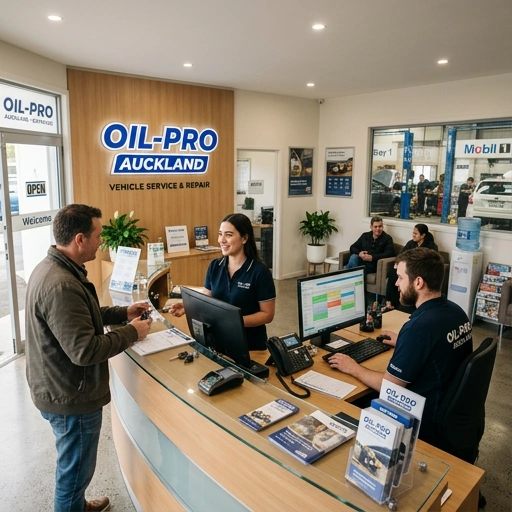Oil Pro mobile service van parked at night in Auckland, ready to assist Uber drivers