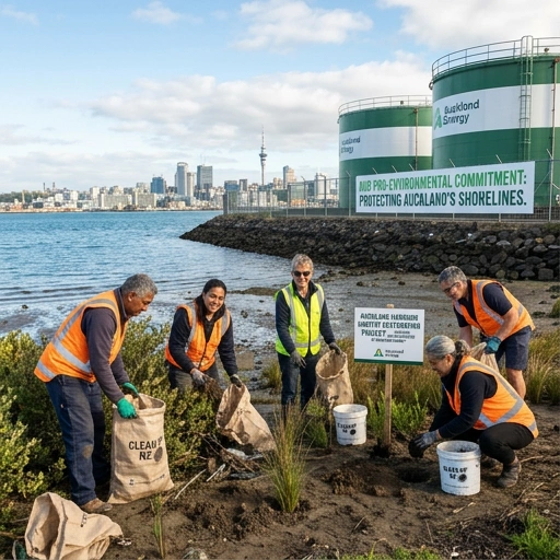 Oil Pro team in Māngere workshop demonstrating zero-spill oil change procedures